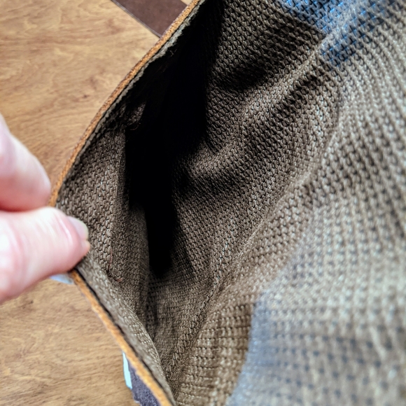 Mexico Aztec Design Suede Purse Crossbody - Picture 10 of 12